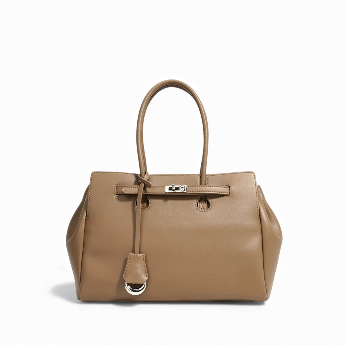 Modern Structured Leather Crossbody
