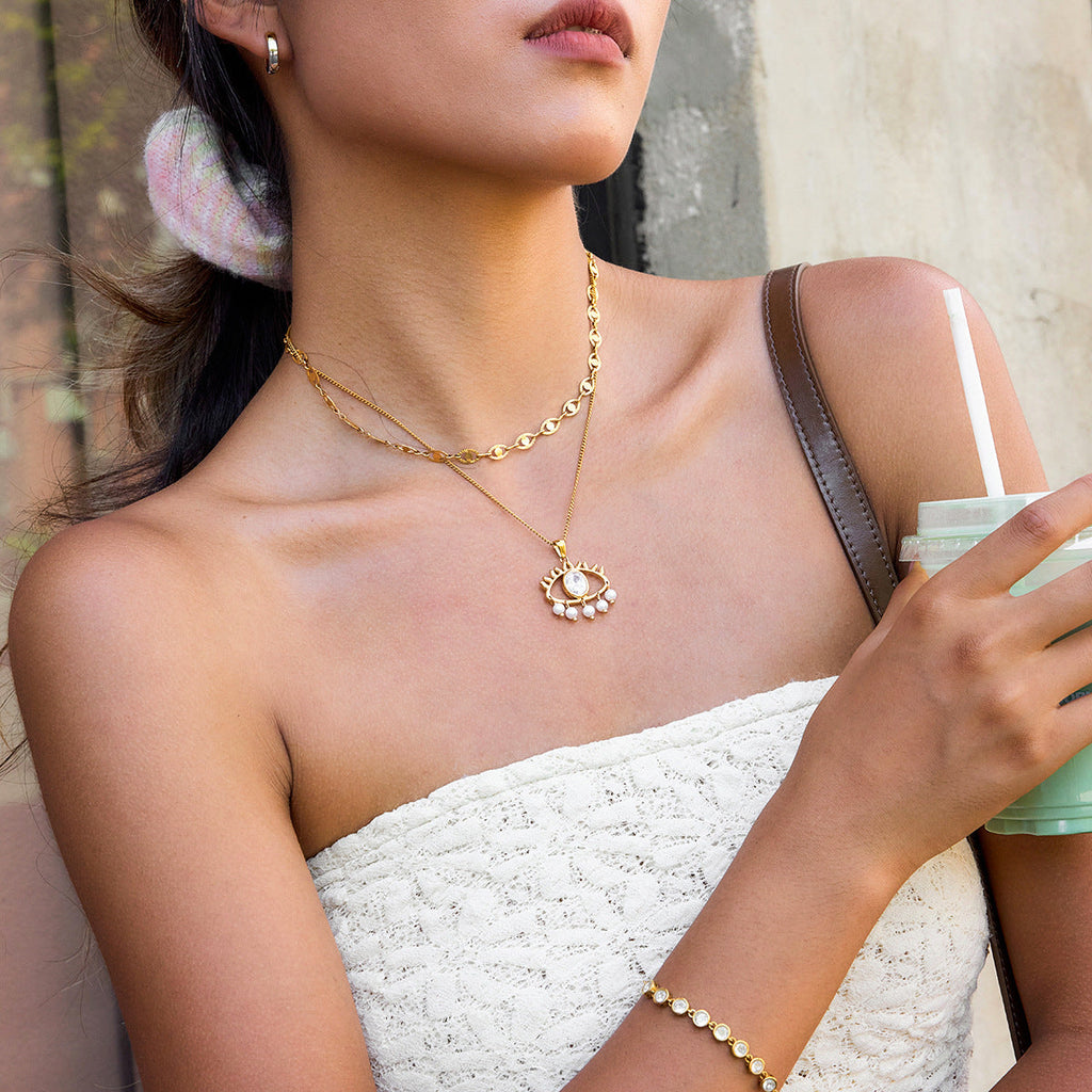 Pearl Stainless Steel Necklace