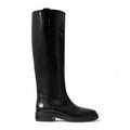 Refined Smooth Leather Riding Boots