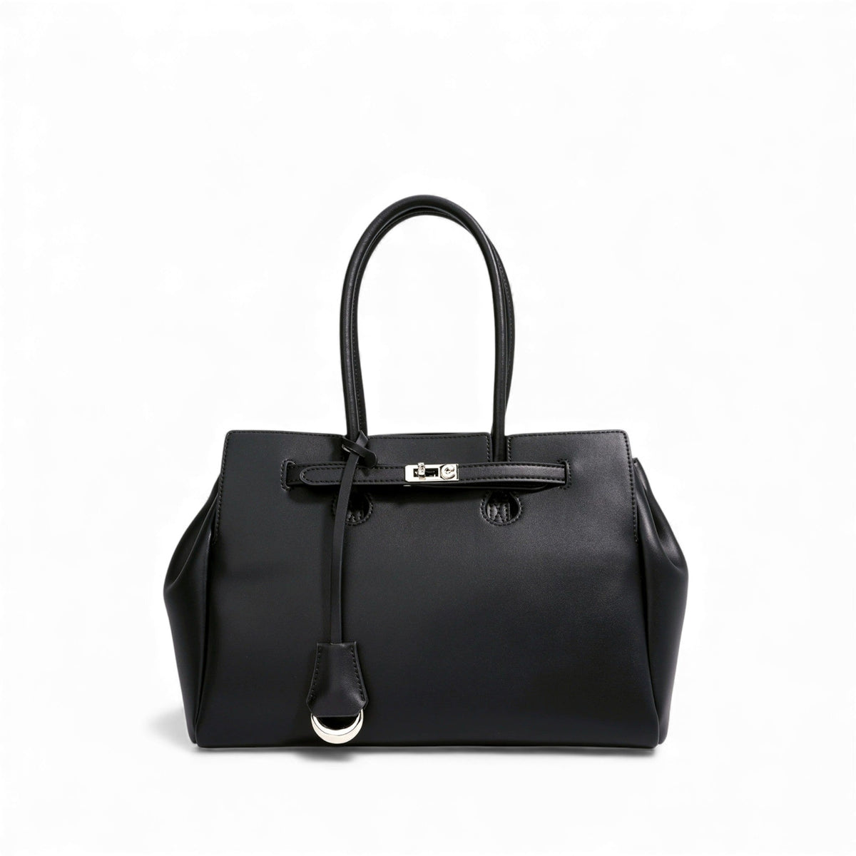 Modern Structured Leather Crossbody