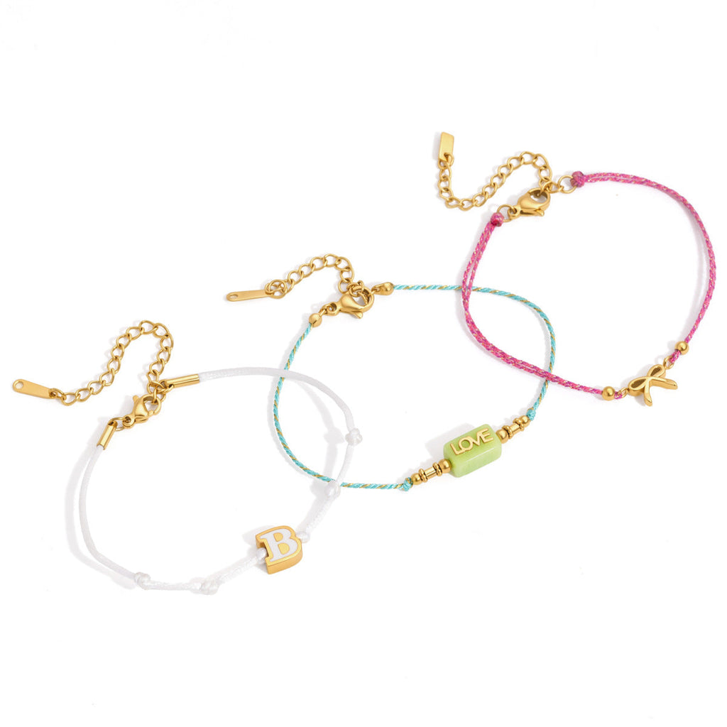 Structured Cord Bracelet
