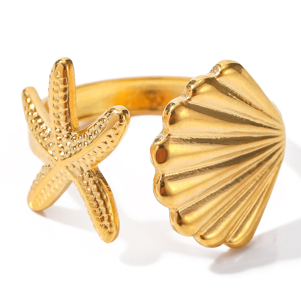 Star Stainless Steel Ring