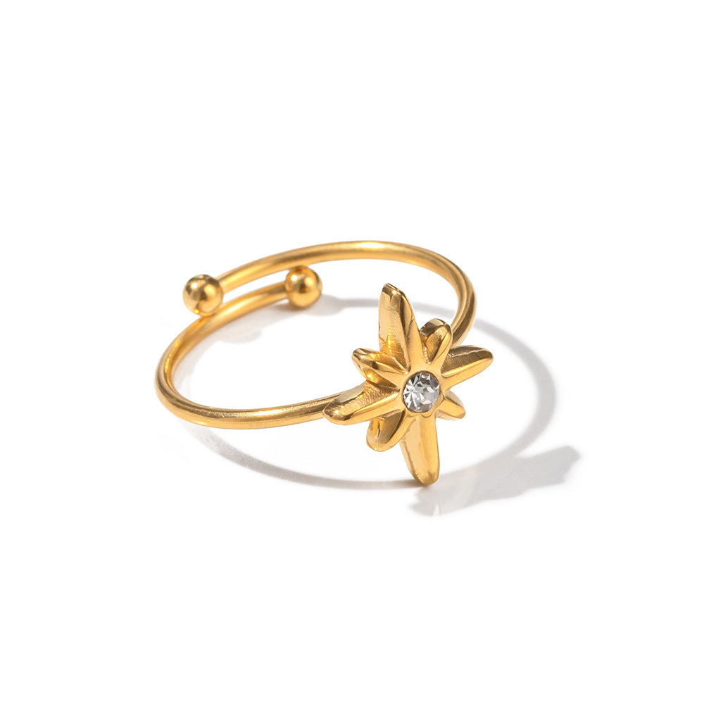 Modern Crystal Ring