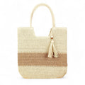 Sun-Ready Woven Straw Beach Bag