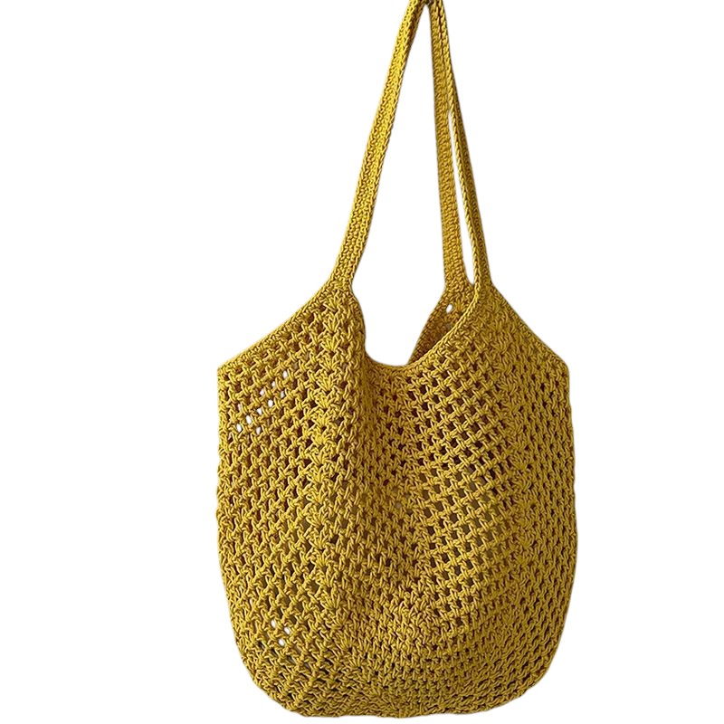 Sun-Ready Embroidered Beach Bag