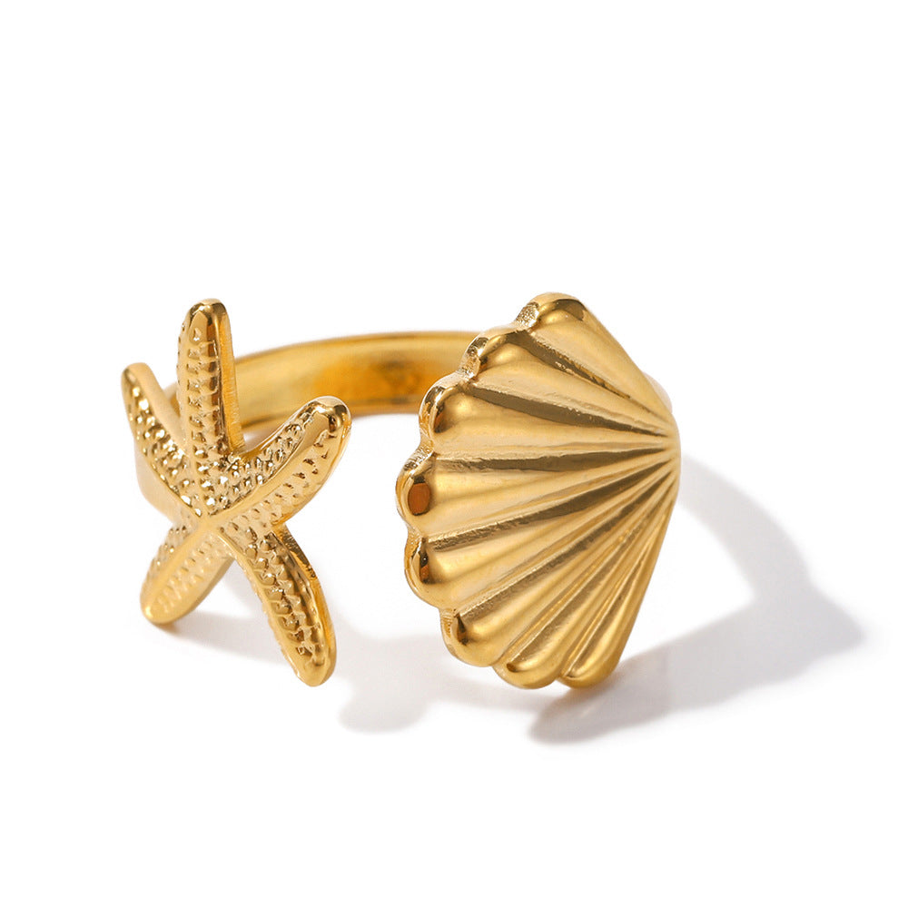 Star Stainless Steel Ring