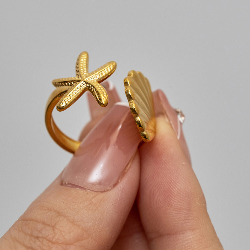 Star Stainless Steel Ring
