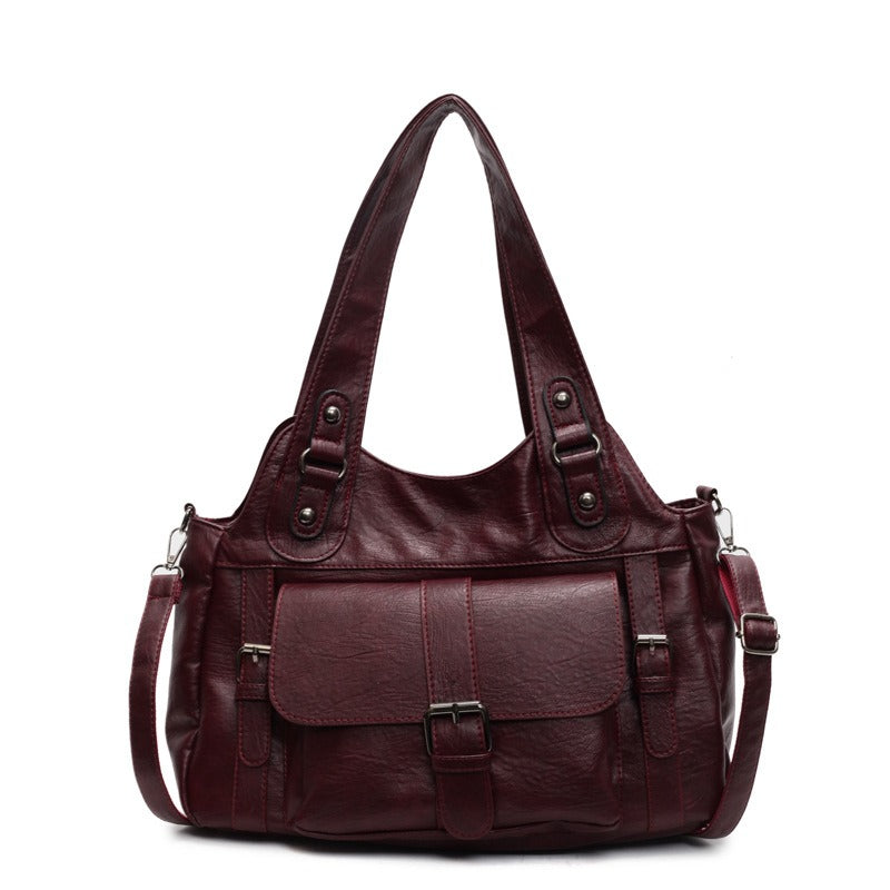 Heritage-Inspired Practical Shoulder Bag