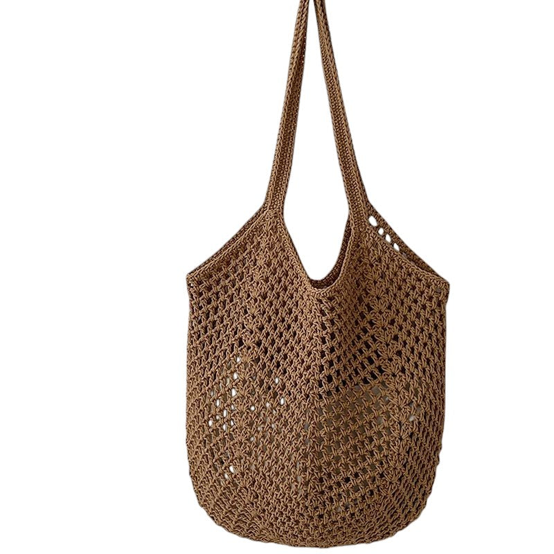 Sun-Ready Embroidered Beach Bag