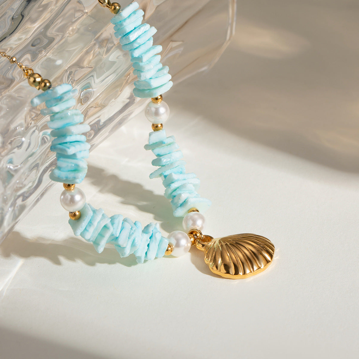 Coveted Shell Pearl Necklace