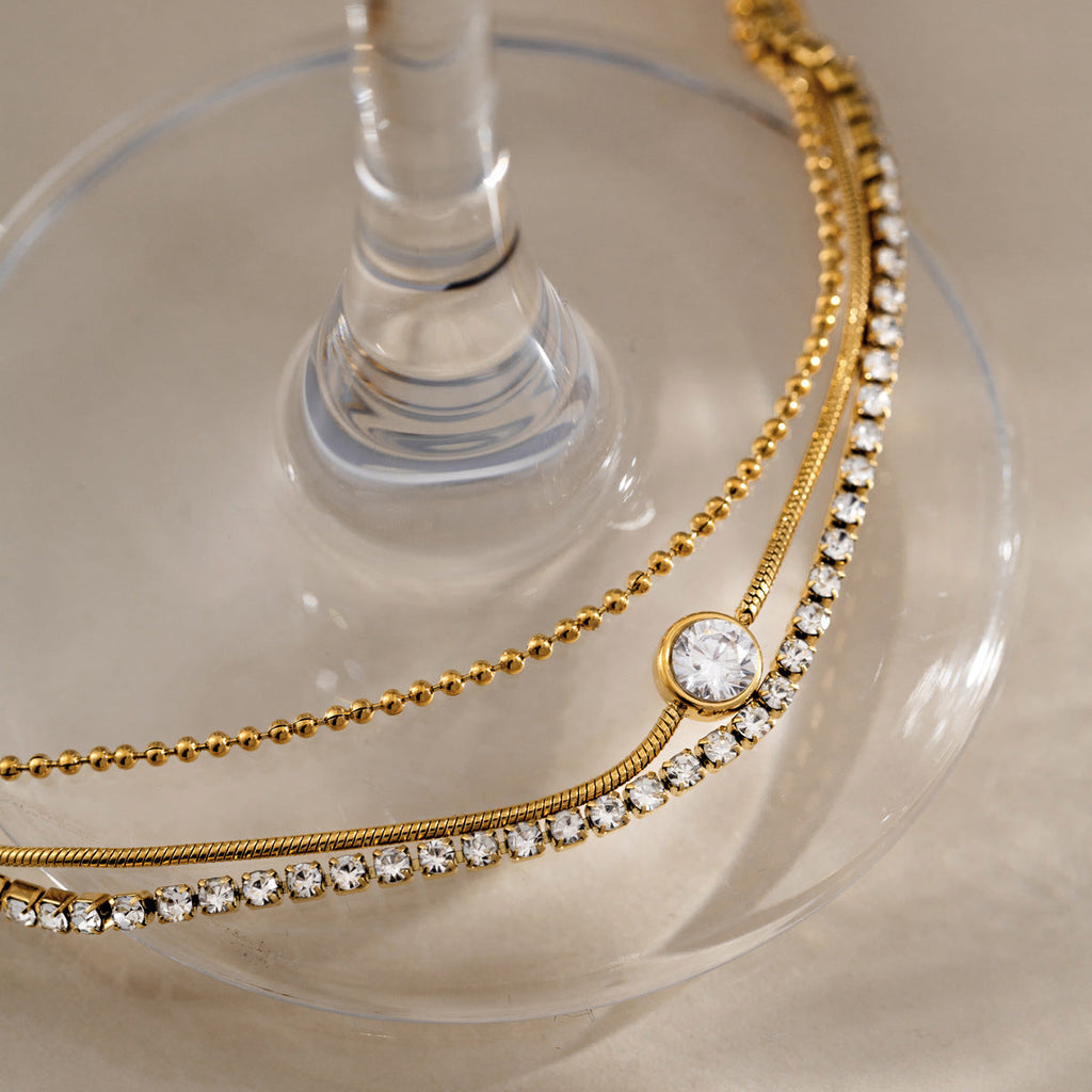 Tennis Stainless Steel Bracelet