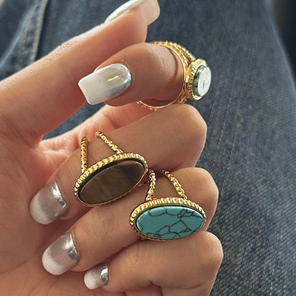 Minimalist Turquoise Ring