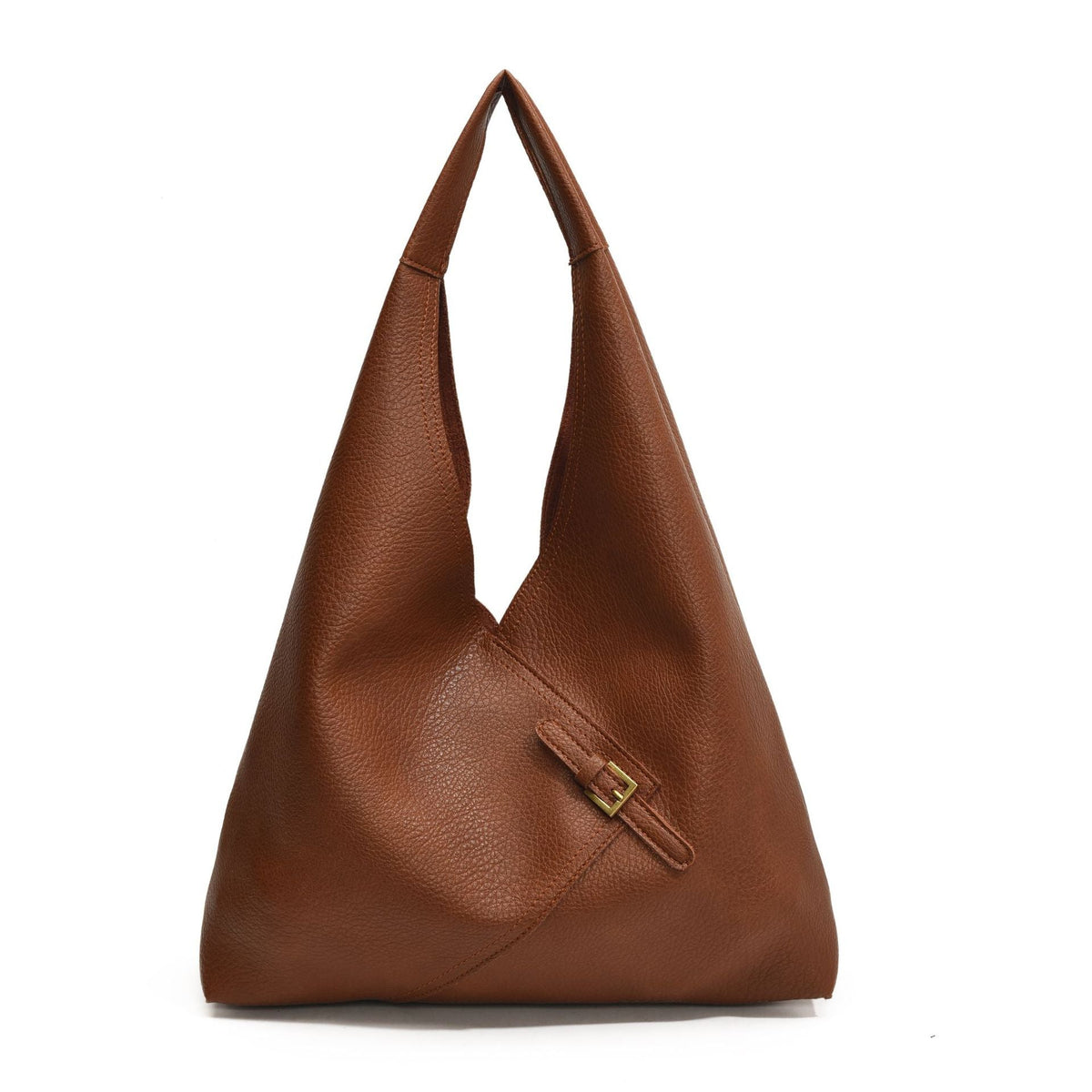 Essential Oversized Soft Leather Shoulder Bag