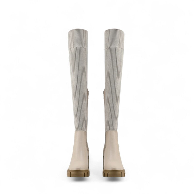 Sleek Stretch Sock-Fit Riding Boots