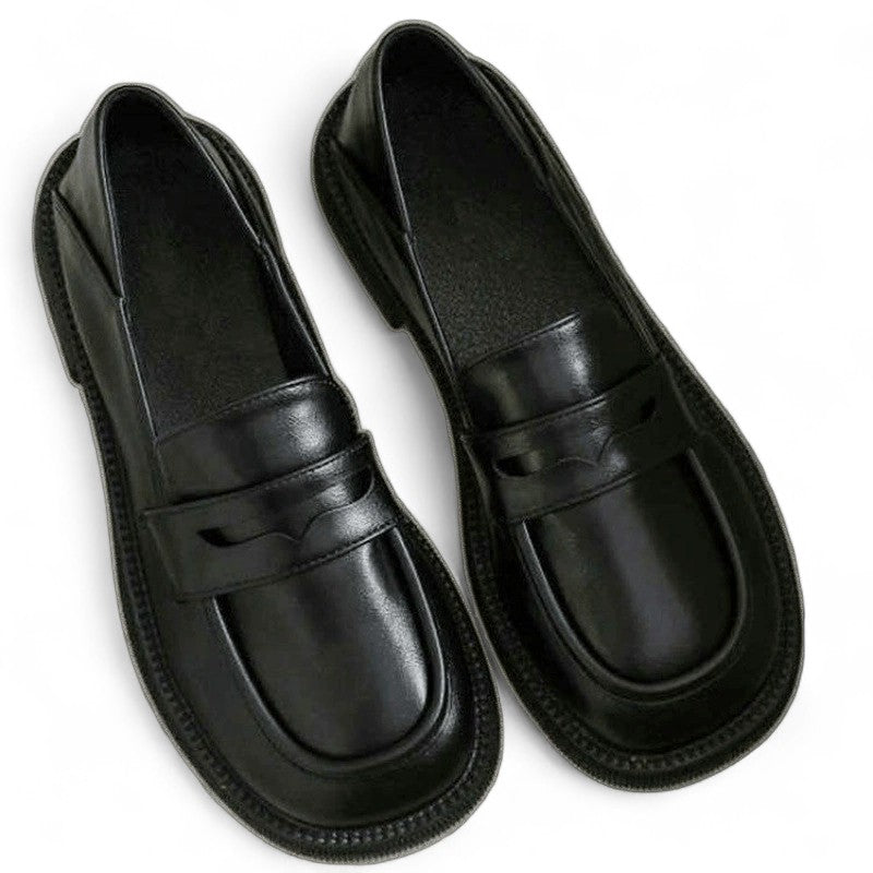 The Everyday Soft Black Leather Loafers