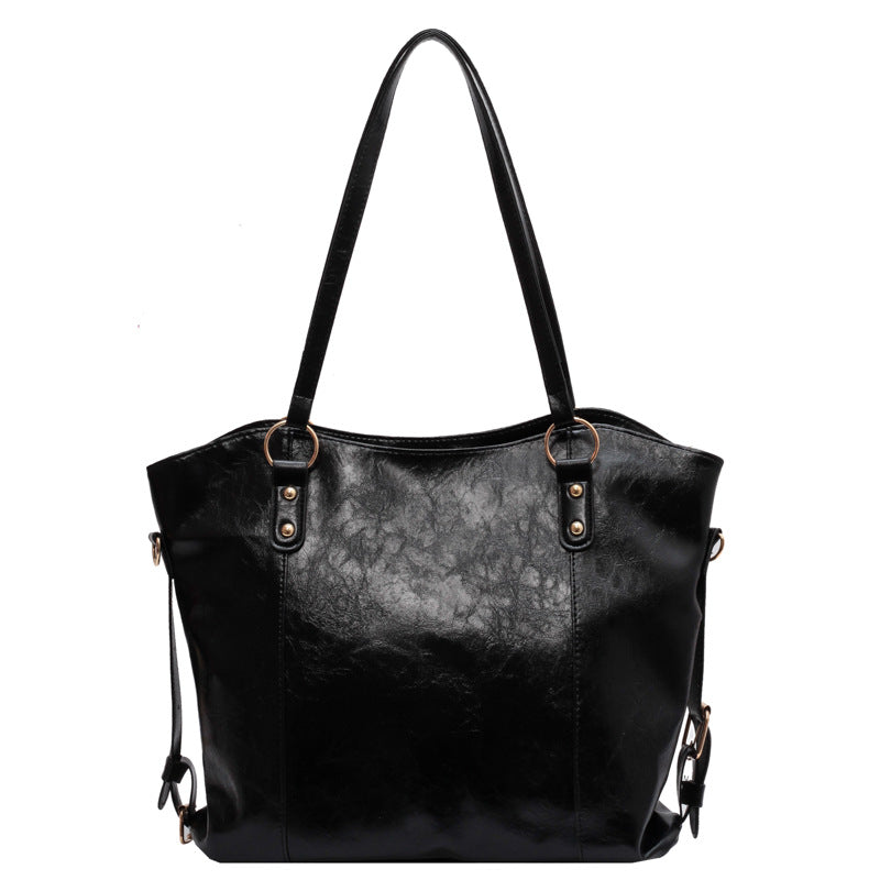 Refined Large Shoulder Bag