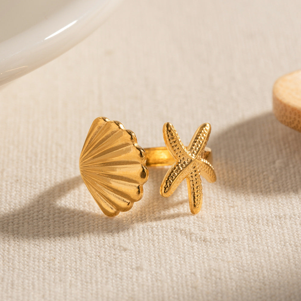Star Stainless Steel Ring