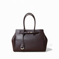 Modern Structured Leather Crossbody
