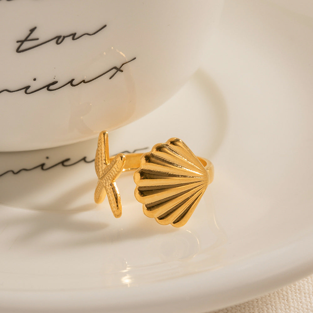 Star Stainless Steel Ring