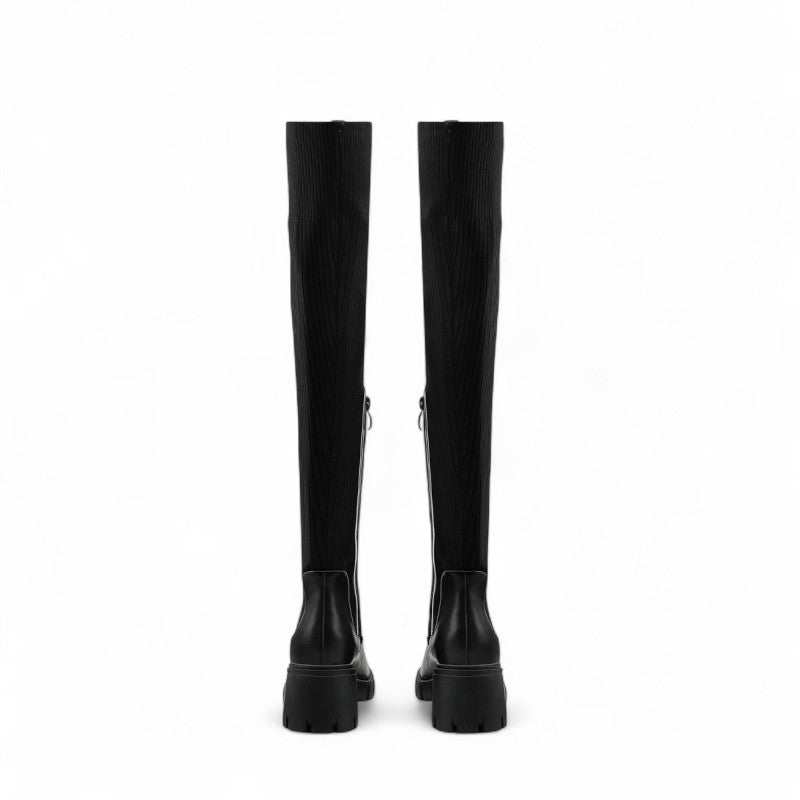 Sleek Stretch Sock-Fit Riding Boots