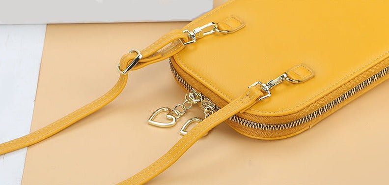 Quilted PU Leather Purse