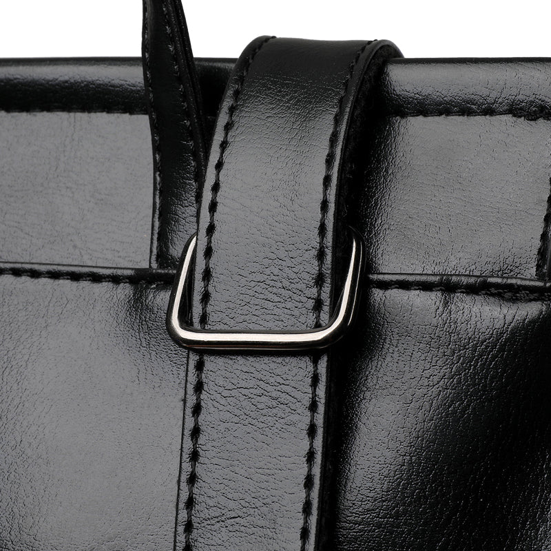 PU Leather Backpack with Classic Detail