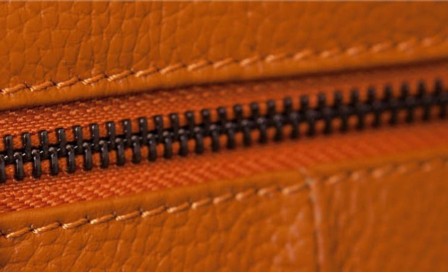 Genuine Leather Crossbody Bag with Mini Detail