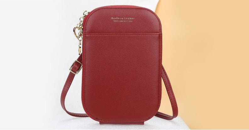 Quilted PU Leather Purse