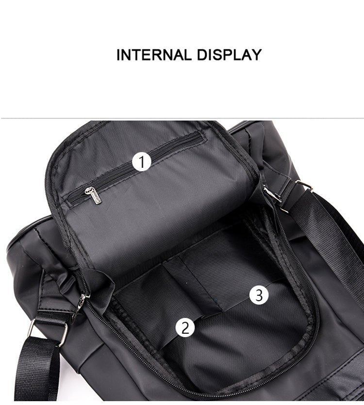 Statement Backpack in Oxford Cloth