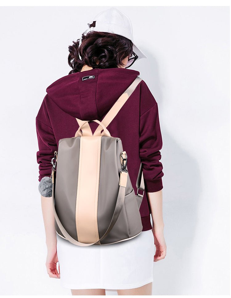 Statement Backpack in Oxford Cloth