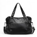 Statement Davina Snake-Effect Leather Shoulder Bag