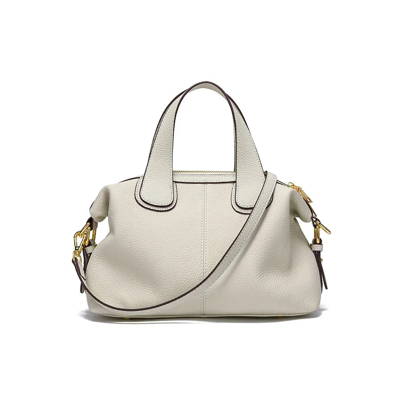 Understated Small Leather Shoulder Bag