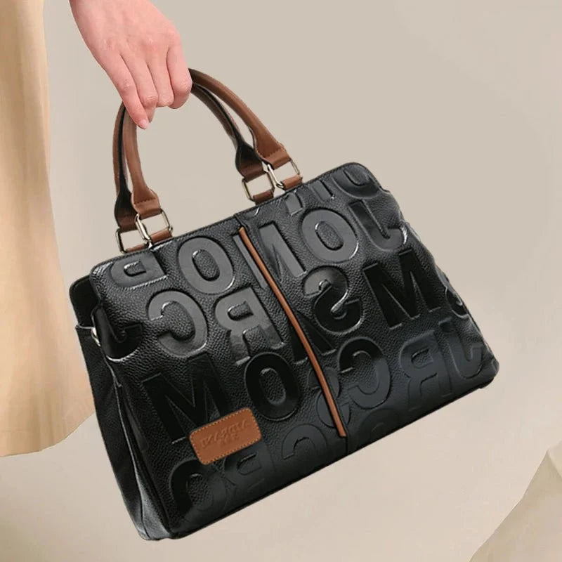 Signature Tote Bag in Genuine Leather