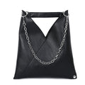 Compact Leather Tote Bag