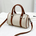 Structured Crossbody Bag in Genuine Leather