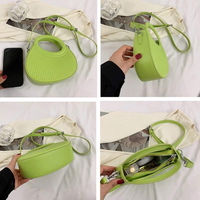 Refined Crossbody Bag in PU Leather
