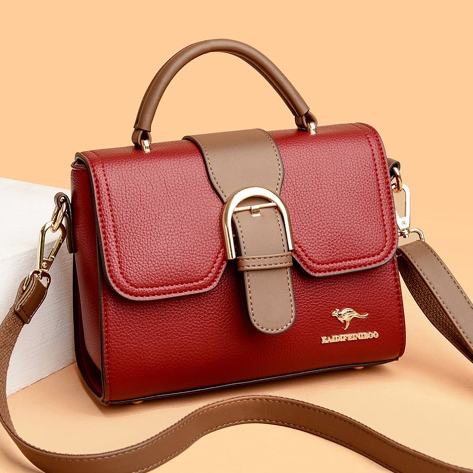 Sculpted Leather Phone Bag