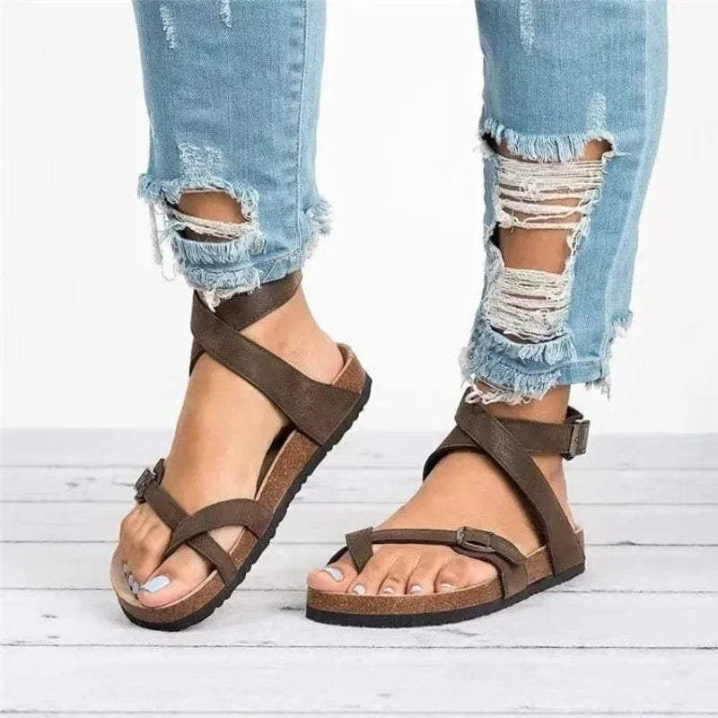 The Everyday Leather Cork-Sole Sandals