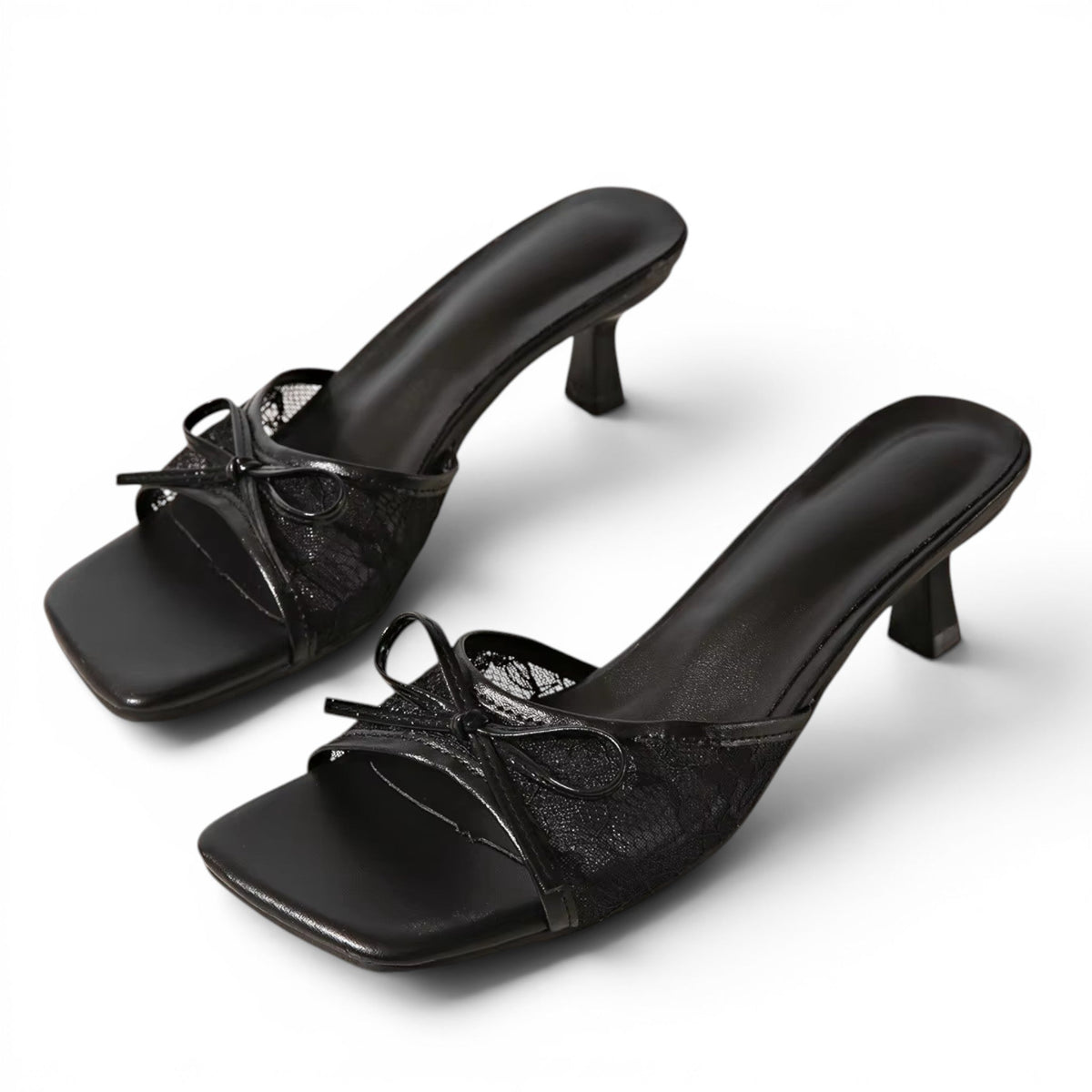 Signature Calantha Floral Lace Heeled Sandals