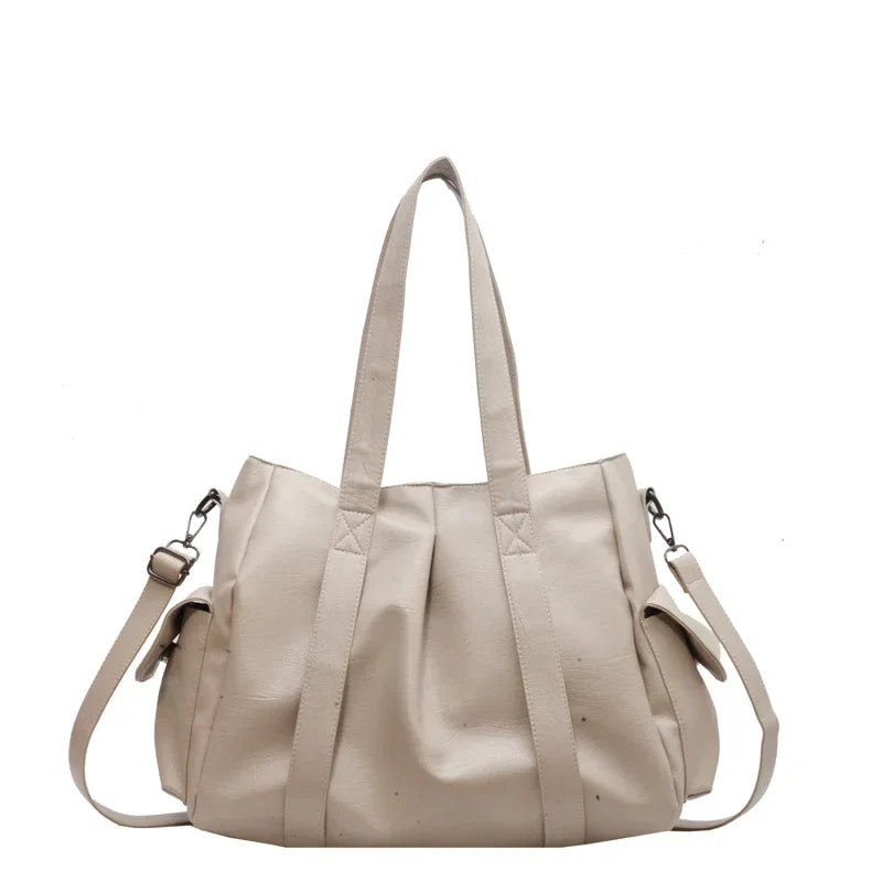Essential Roomy Leather Shoulder Bag