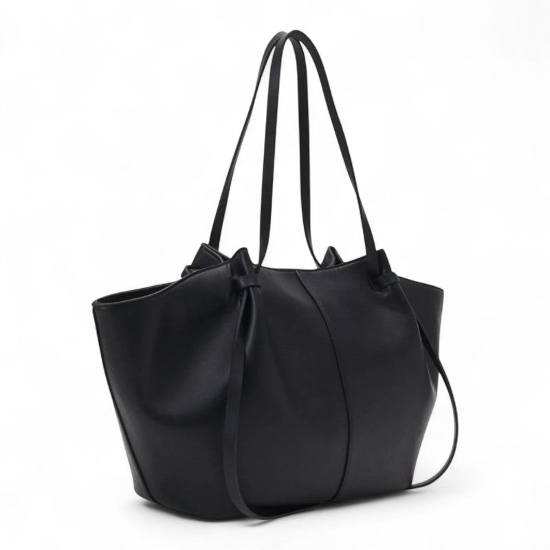 Statement Alessandra Structured Leather Shoulder Bag