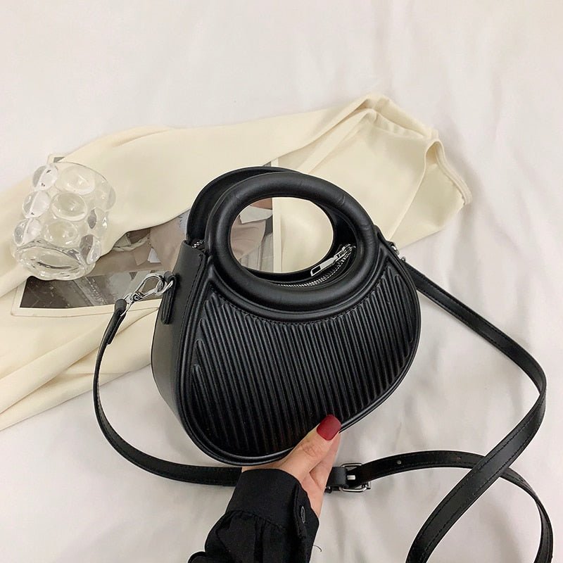 Refined Crossbody Bag in PU Leather