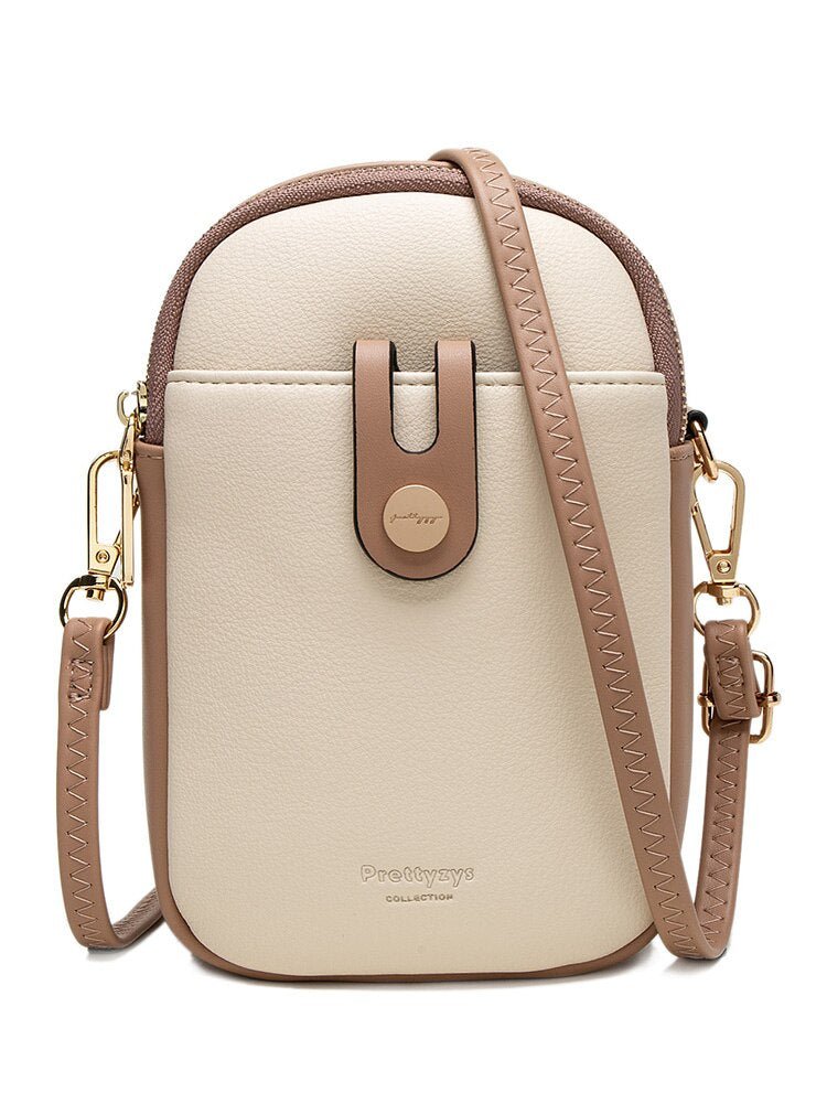 Mini PU Leather Crossbody Bag