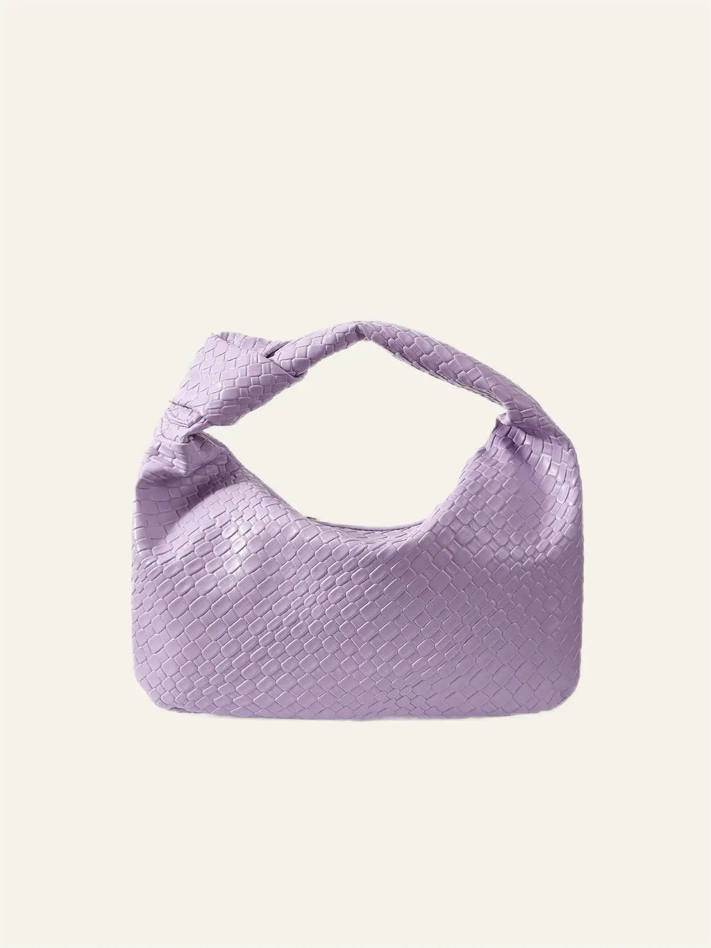 Woven PU Leather Handbag