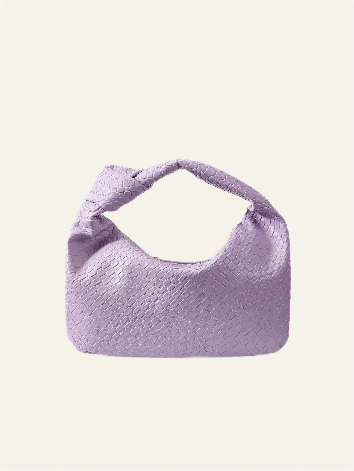 Woven PU Leather Handbag