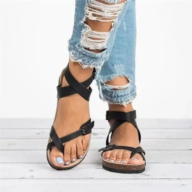 The Everyday Leather Cork-Sole Sandals