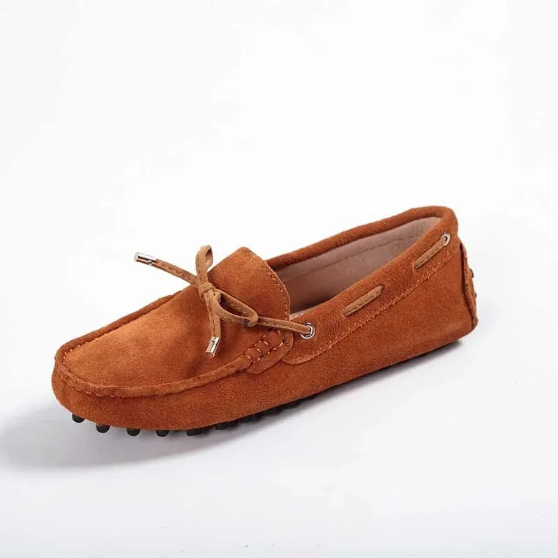 Weekend Lightweight Flat Suede Loafers