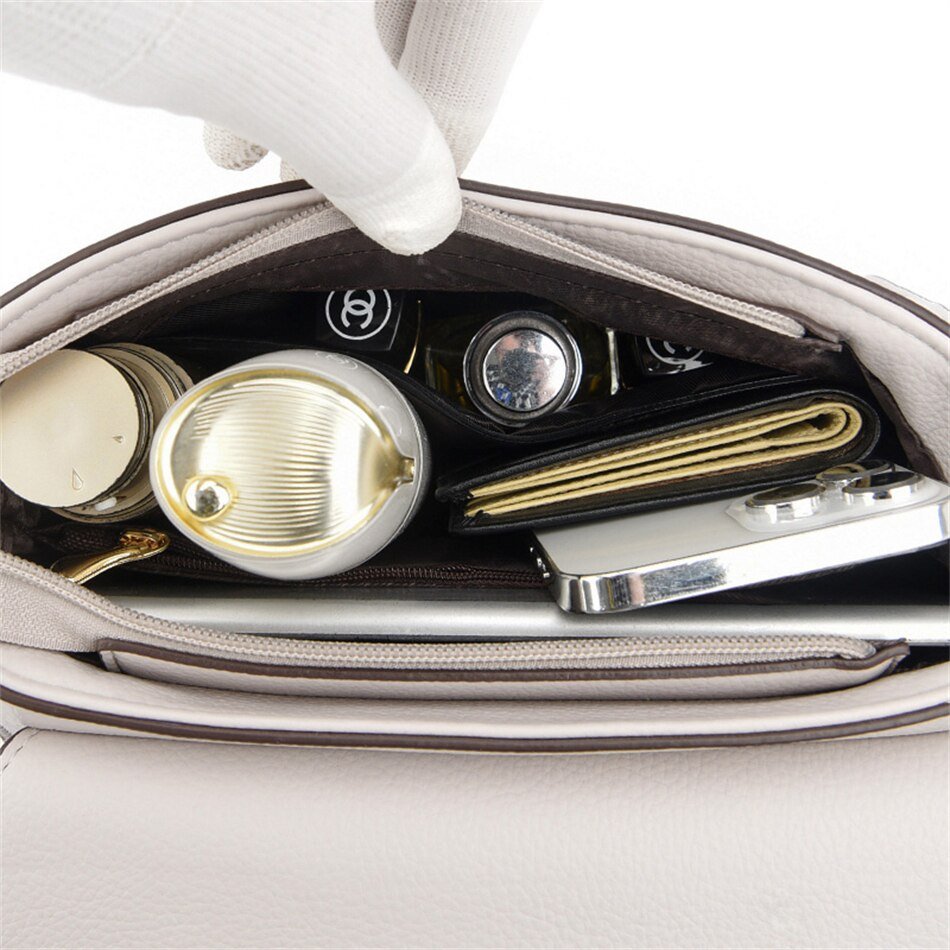 Sculpted Leather Phone Bag