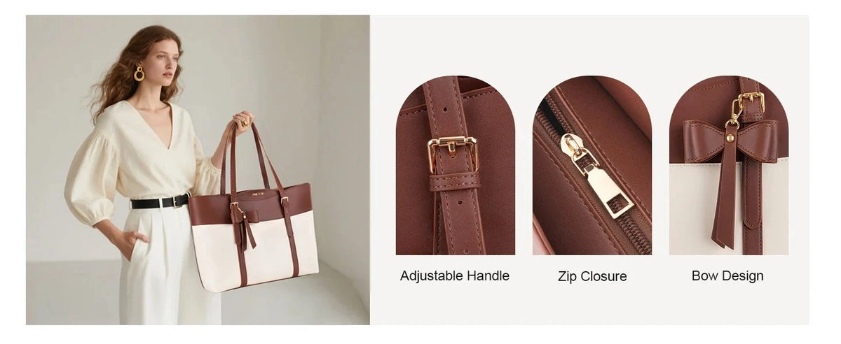Mini PU Leather Tote Bag