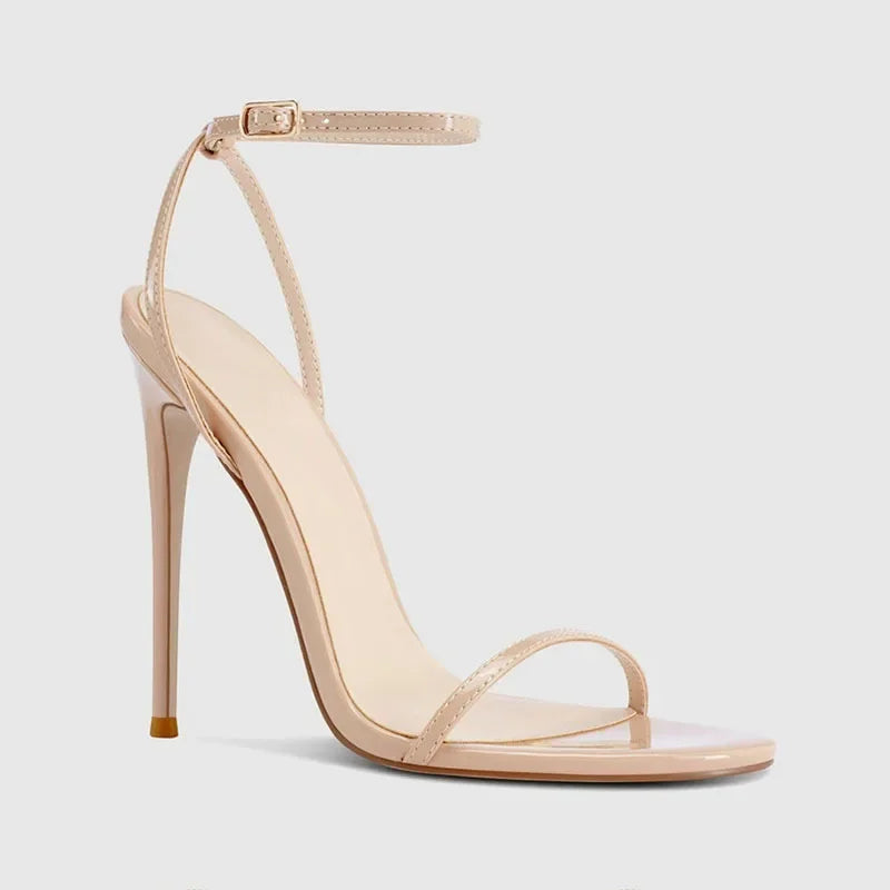 Statement High Stiletto Ankle-Strap Sandals